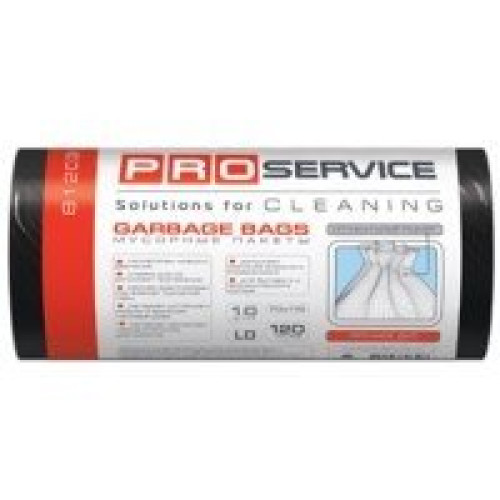 Пакети для сміття PRO 20 шт. по 120 л чорні