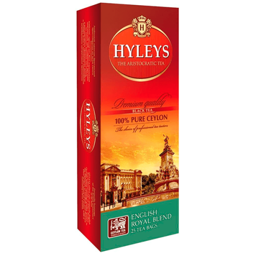 Чай чорний HYLEYS Королівський купаж, 25 пакетиків