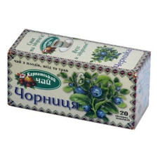 Карпатський чай Чорниця, 20 пакетиків