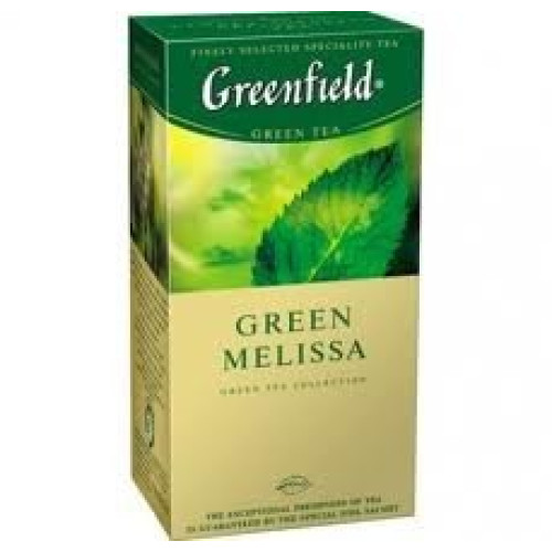 Чай зелений Greenfield Меліса, 25 пакетиків