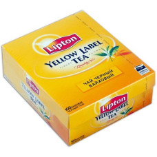 Чорний чай ТМ Lipton, 100 пакетиків