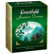 Зелений чай Greenfield Jasmine Dream жасмин, 100 пак.