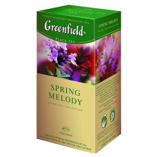 Чорний чай Greenfield Spring Melody з чебрецем, 25 пак.