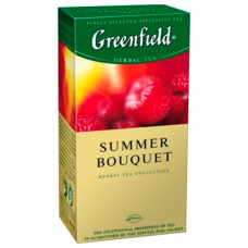 Чай Greenfield Summer Bouquet літній букет зі смаком малини, 25 шт.