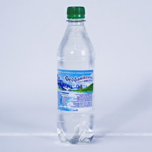 Вода «Феофанівська» негазована, 0.5 л, 12 шт.
