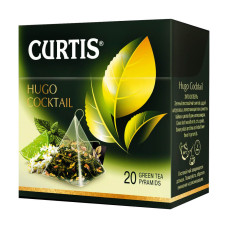 Чай зелений CURTIS Hugo Cocktail, 20 пакетиків