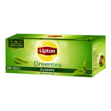 Чай зелений Lipton Greentea Classic, 25 пакетиків