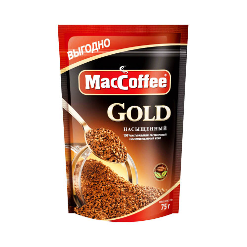 Кава розчинна MacCoffee Gold, 75 г