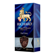 Чай чорний RICHARD EARL GREY, 25 пакетиків