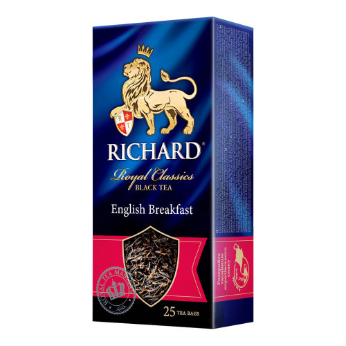 Чай чорний RICHARD English Breakfast, 25 пакетиків