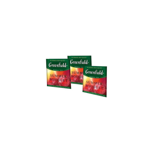 Чай Greenfield Summer Bouquet Малина, 100 штук