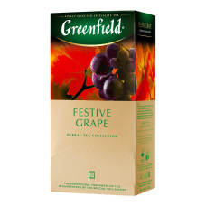 Чай Greenfield Festive Grape трав'яний, 25 пак.