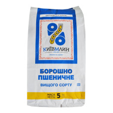 Борошно пшеничне 5 кг КиївМлин вищий сорт