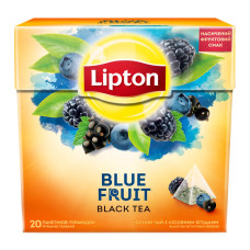Чай чорний Lipton Blue Fruit Лісові ягоди 20 пак.
