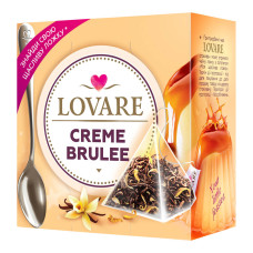 Чай Lovare CREME BRULEE чорний, 15 пірамідок