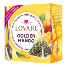 Чай зелений Lovare Golden Mango, 15 пірамідок