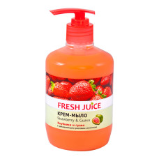 Крем-мило Fresh Juice Полуниця Гуава 460 мл з дозатором