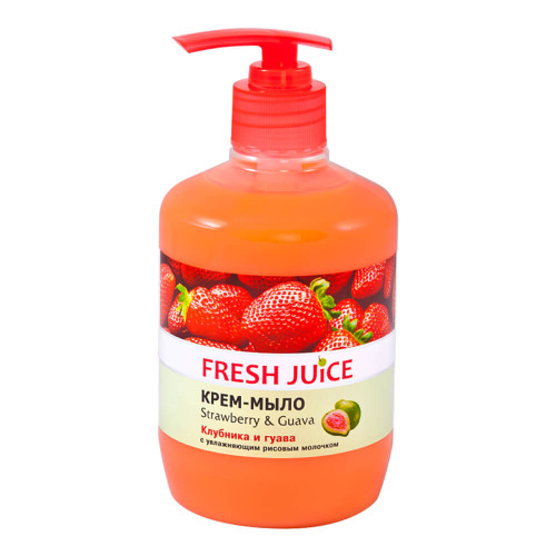Крем-мило Fresh Juice Полуниця Гуава 460 мл з дозатором