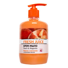 Крем-мило Fresh Juice Персик Магнолія 460 мл із дозатором