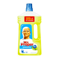Миюча рідина для підлоги і стін Mr. Proper лайм і м'ята 1 л
