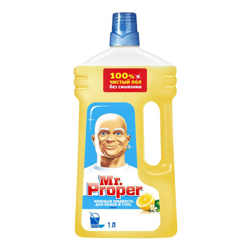 Миюча рідина для підлоги і стін Mr. Proper Лимон 1 л