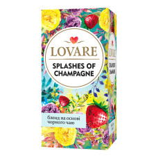 Чай Lovare Splasnes of Champagne Бризки шампанського 24 пак.