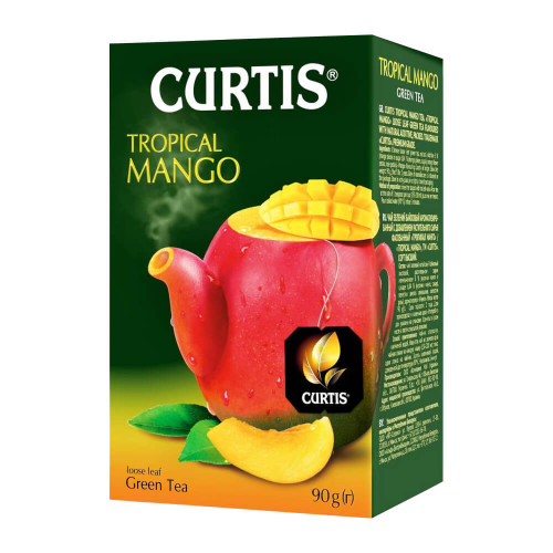 Чай зелений CURTIS Tropical Mango 90 г із добавками