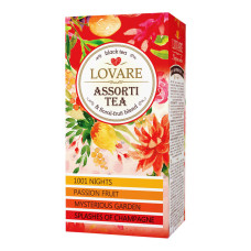 Чорний чай Lovare Асорті 24 пакетика Floral fruit blend