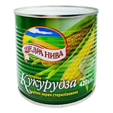 Кукурудза «Щедра нива» 420 г цукрова з/б