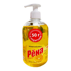 Косметичне рідке мило Pena Лимон 450 г з дозатором