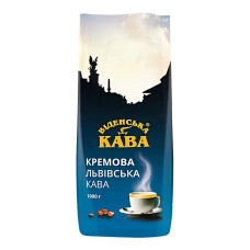 Кава у зернах Віденська кава Кремова Львівська 1 кг