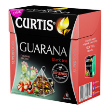 Чорний чай Curtis GUARANA Кактус 18 пірамідок