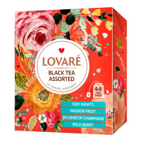 Чорний чай Lovare Асорті 32 пакетики