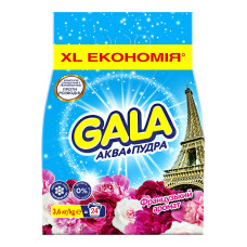 Пральний порошок GALA Аква-Пудра франц. аромат, автомат, 3.6 кг