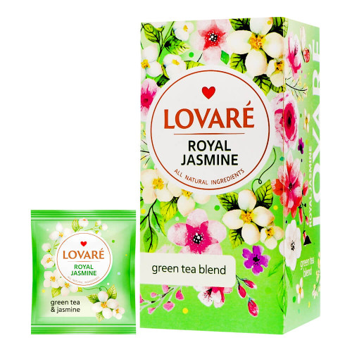 Зелений чай Lovare Royal Jasmine 24 пакетики