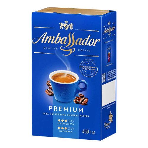Кава мелена Ambassador Premium 450 г