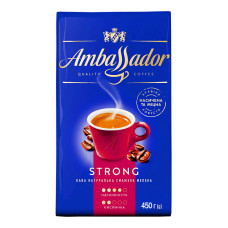 Кава мелена Ambassador Strong 450 г