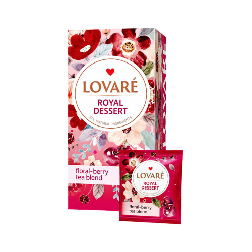 Чай Lovare Royal dessert Королівський десерт 24 пак.