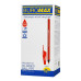 Ручка масляна червона LINEA Buromax BM.8362-03