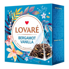 Чай чорний Lovare Bergamot Vanilla 15 пірамідок