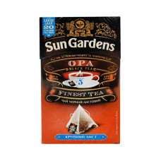 Чорний чай Sun Gardens OPA 20 пірамідок