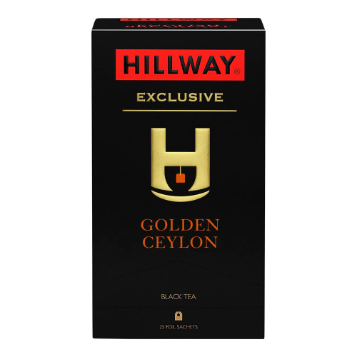 Чорний чай Hillway Golden Ceylon Exclusive 25 пак.