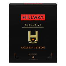 Hillway Golden Ceylon Exclusive чорний чай 100 пак.