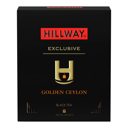 Hillway Golden Ceylon Exclusive чорний чай 100 пак.