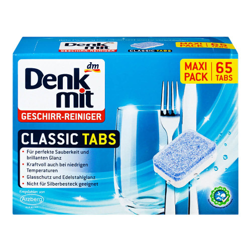 Таблетки DenkMit для посудомийної машини 65 шт.