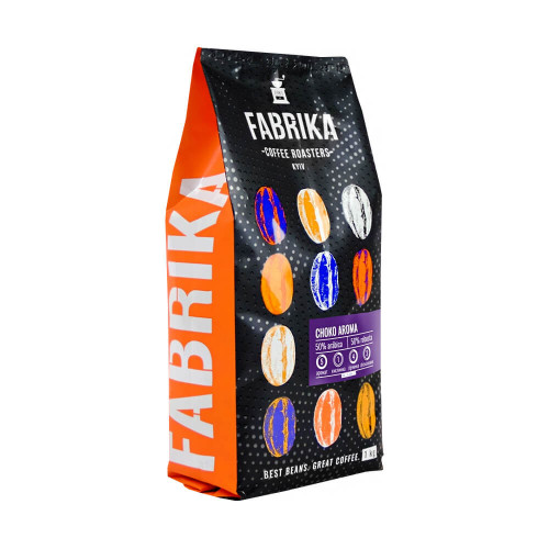 Кава FABRIKA ChokoAroma в зернах 1 кг