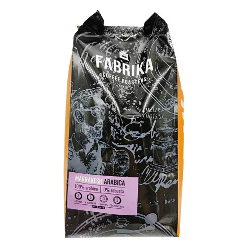 Кава FABRIKA Marrakesh в зернах 1 кг, 100% арабіка