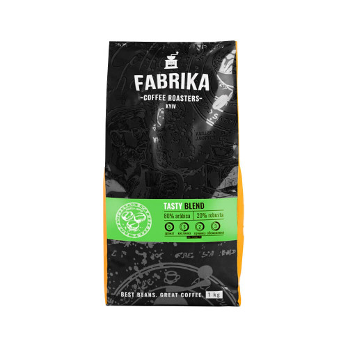 Кава FABRIKA Tasty Blend в зернах 1 кг