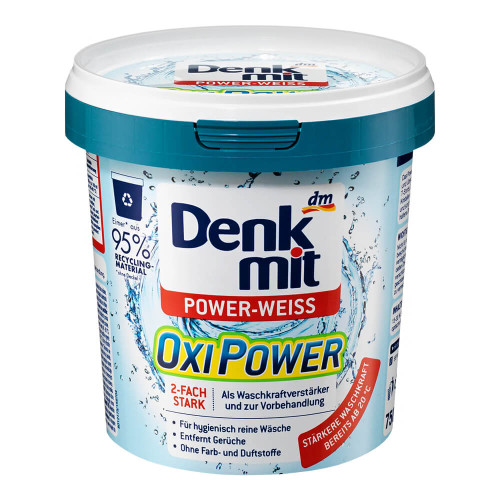 Засіб від плям Denkmit Oxi Power для білого Power-WEISS, 750 г