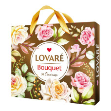 Колекція чаю Lovare Bouguet, 6 видів по 5 шт.